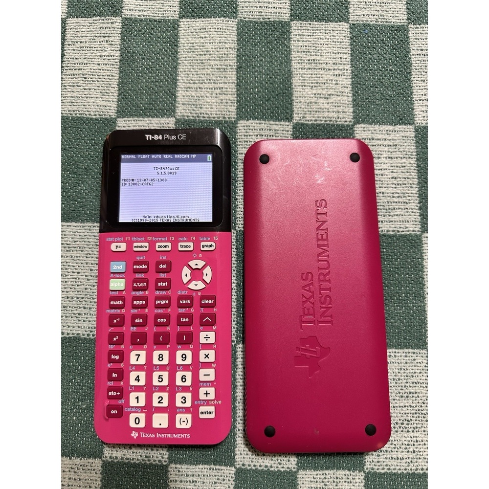 Texas Instruments TI-84 Plus CE Pink Handheld Graphing Calculator | Works Great